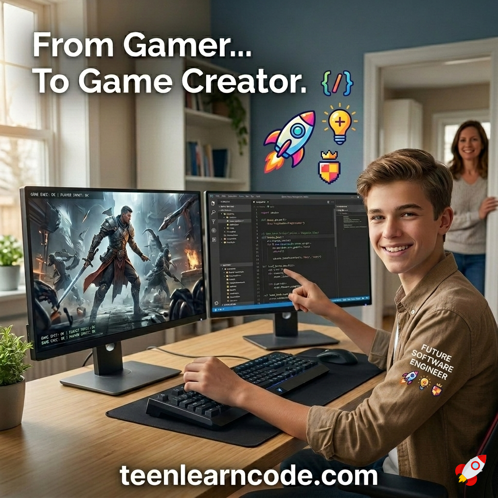Teen Learn Code - Online Coding Courses for Teens | Python, AI & Game ...